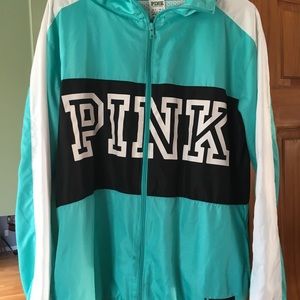 Pink Victoria secret Anorak jacket